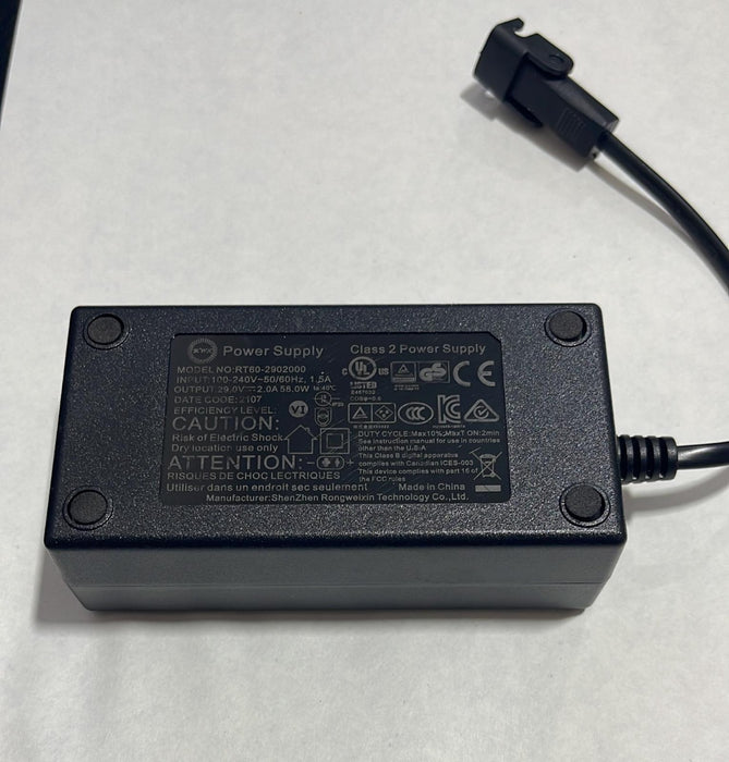 Universal Power Cord for Recliner Chair - 2-Pin Power Adapter for Lift Chair, Recliner Sofa, Recliner Couch, 29V 2A AC/DC Switching Recliner Power Supply Compatible with Most Models