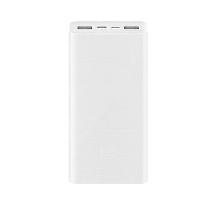 20000mAh Power Bank(Compact Portable Charger) with  Dual-Port Output - White