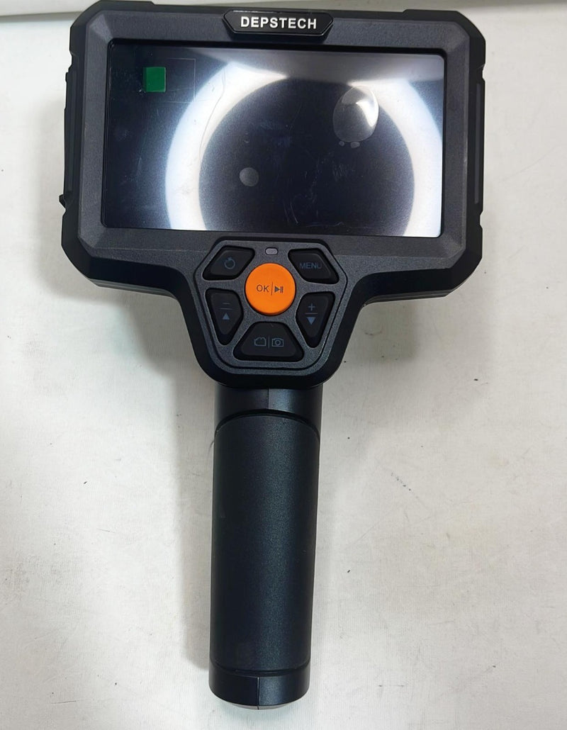 DEPSTECH 5" IPS Display Endoscope Dual Lens Inspection Camera with Light - No Cable