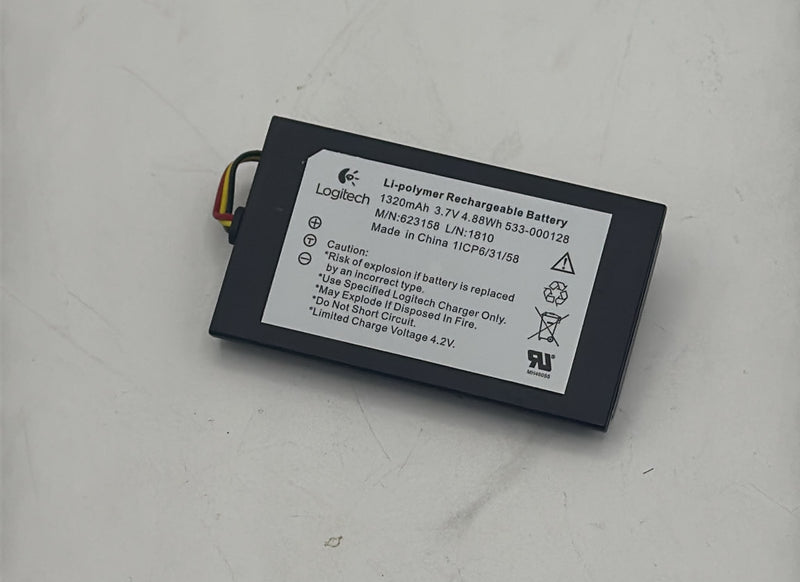 Replacement Original Logitech Harmony Battery - P/N 533-000128