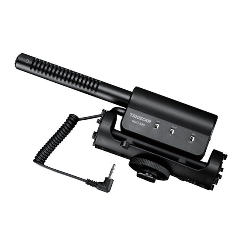 TAKSTAR SGC-598 Photography Interview Shotgun MIC Microphone for Nikon Canon DSLR Camera