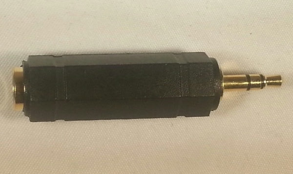 3.5mm Stereo Male Plug to 1/4 6.3mm Male Jack Cable Converter Cord Adapter -Gold Plate