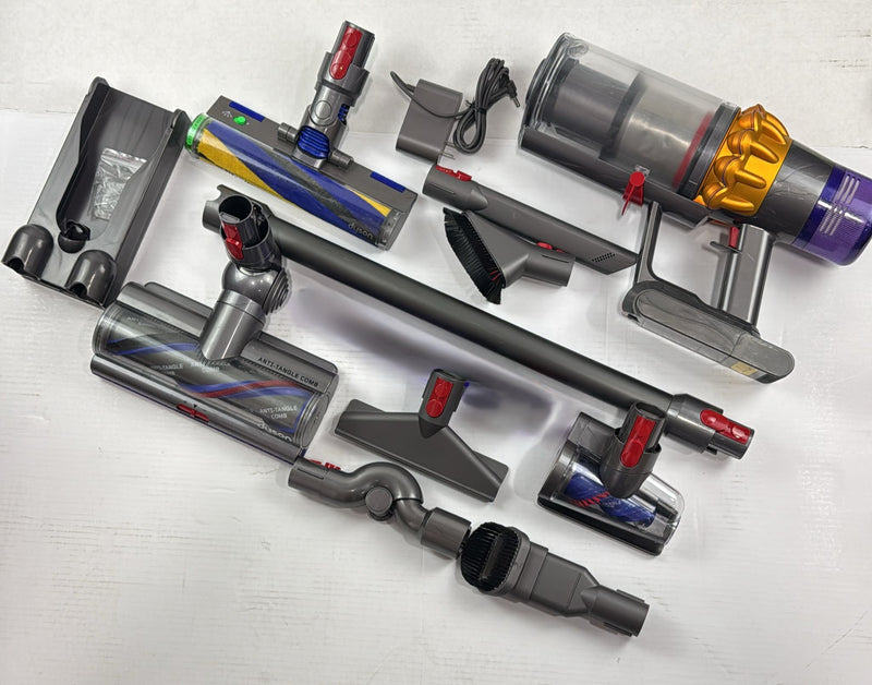 Dyson V15 Detect: Cordless Stick Vacuum Cleaner With Accessories and Wall Mount - Black
