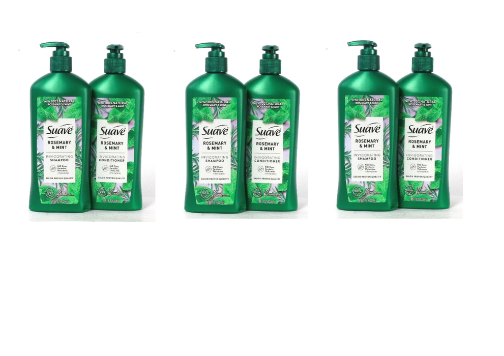 Suave Professionals Rosemary + Mint Invigorating Conditioner - 18 fl oz - 6 PACK