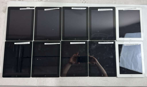 Lot of 10 - Mix Apple iPad Models  16GB-32GB - ASIS