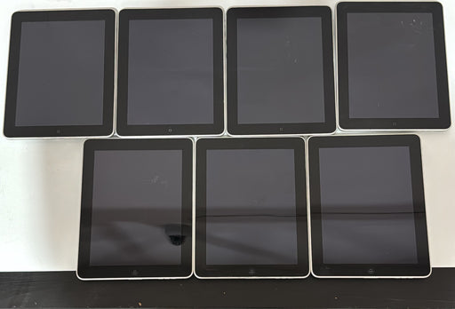 Lot of 7 - Apple iPad (1st Gen) 16GB WiFi A1219 - Defective