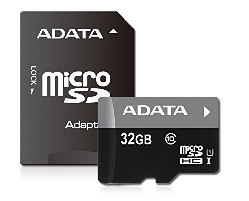 ADATA 32GB MIcroSDHC Class 10 Memory Card with Adapter