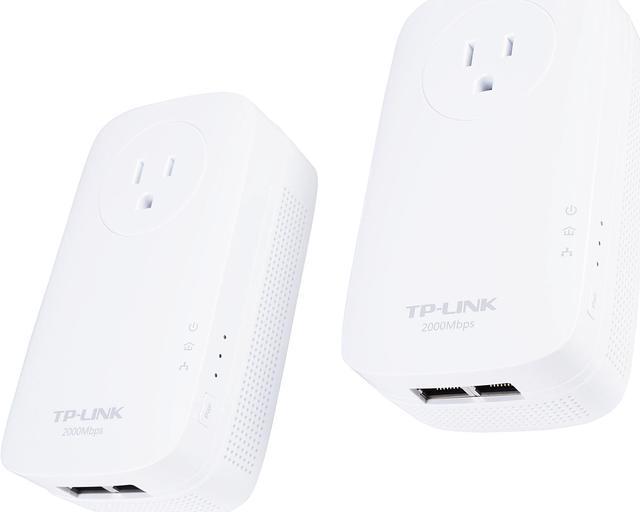 TP-Link AV2000 Powerline Adapter - 2 Gigabit Ports Ethernet Over Power Plug&Play