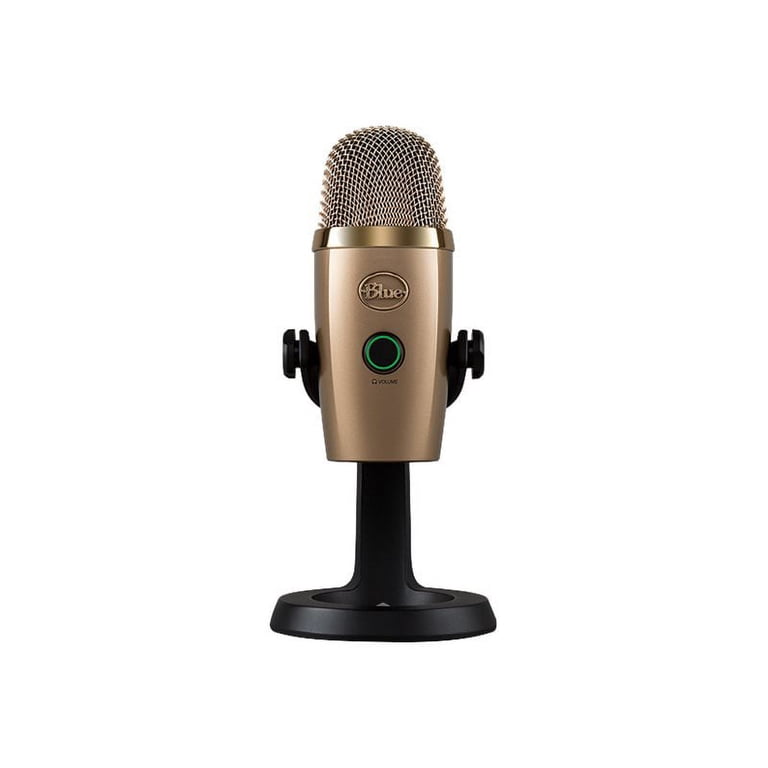 Blue Yeti Nano Premium USB Microphone for PC & Mac Computers - Gold
