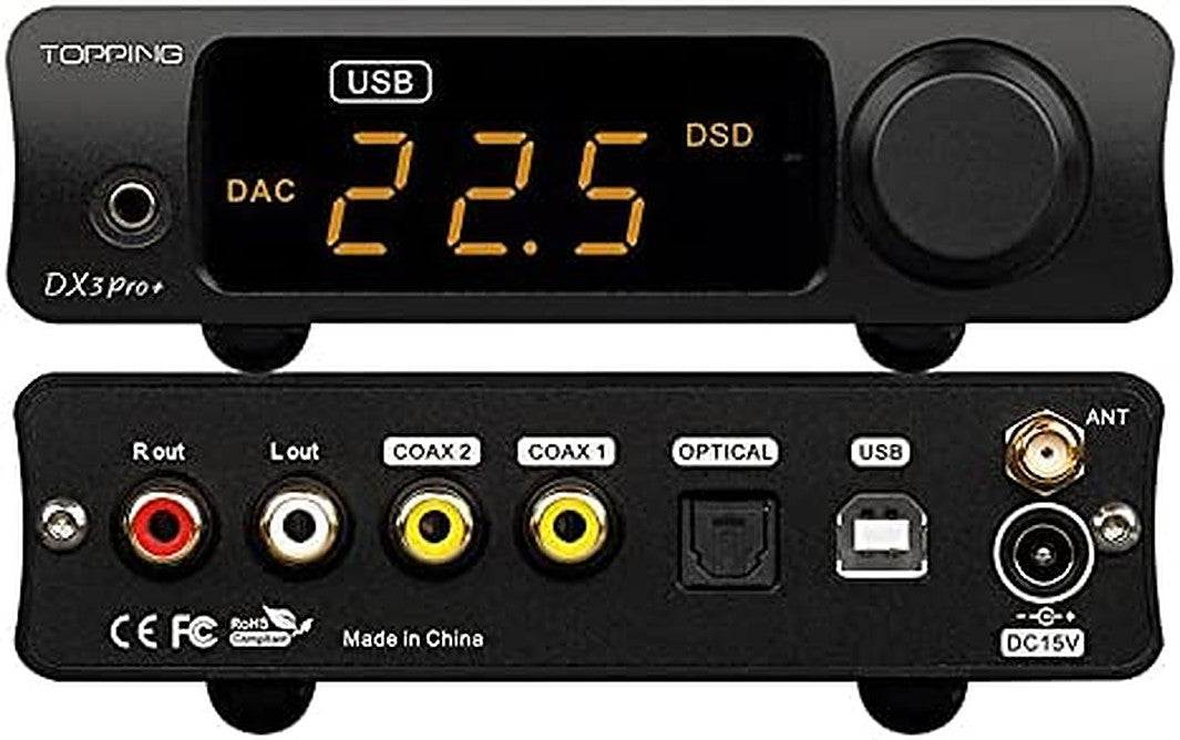 Topping DX3PRO+/ES9038Q2M Bluetooth 5.0 LDAC Audio Decoder