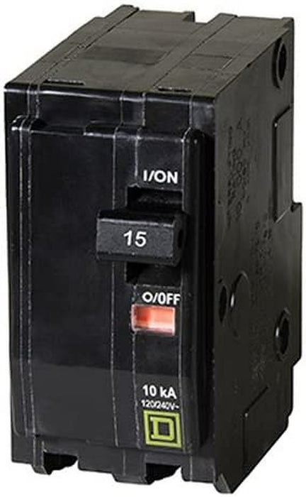Square D - QO 15 Amp Two-Pole Circuit Breaker