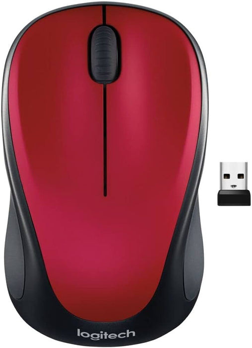 Logitech Wireless Mouse M317 W/Receiver - Red