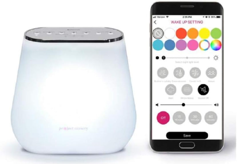 Project Nursery Bluetooth Smart Sound Soother with Multi-Color Nightlight