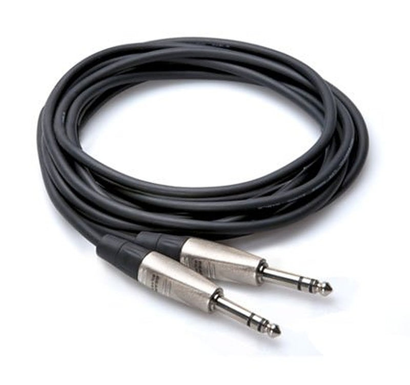 Hosa HSS-003 REAN 1/4" TRS to REAN 1/4" TRS Pro Balanced Interconnect-3 Ft