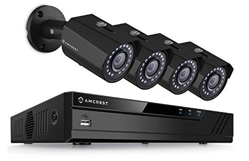 Amcrest ProHD 1080p NVR POE Video Security System w/ 4 POE Outdoor Cameras