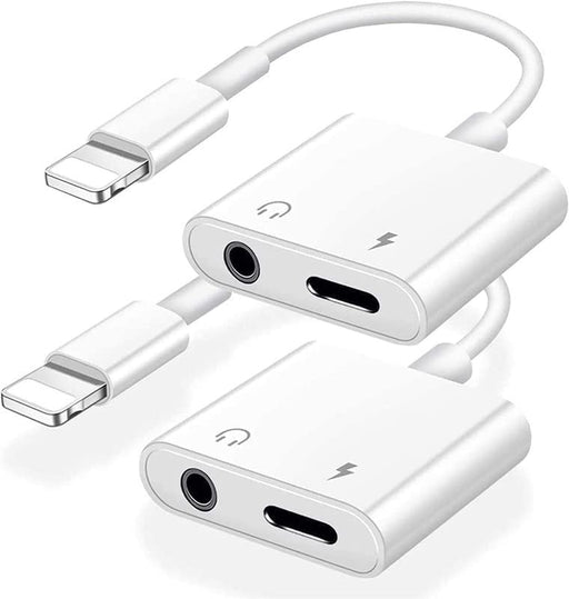 2 Pack - Nimizo 2 in 1  3.5mm AUX Audio + Charger Splitter