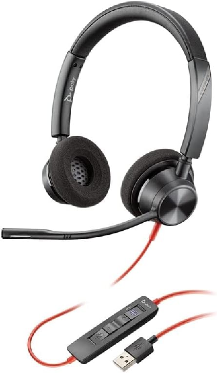 Plantronics BLACKWIRE 3320 BW3320-M USB-A Headset - Black