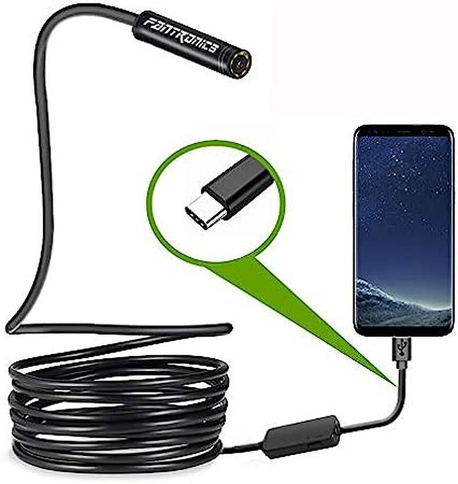 Fantronics USB Snake Inspection Camera USB C Borescope-16.4ft