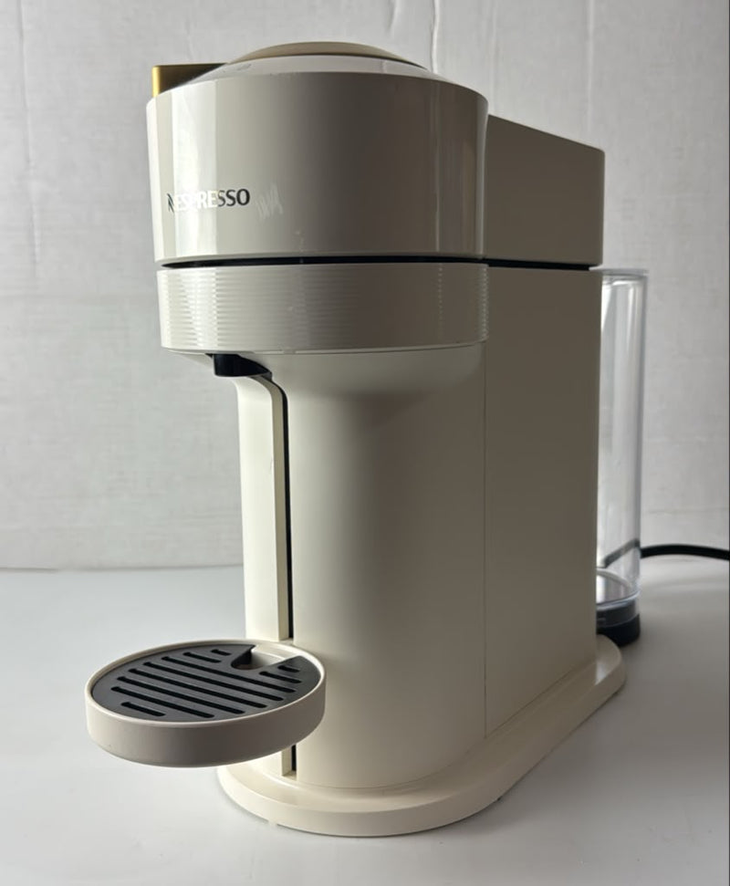 Nespresso Vertuo Next Coffee and Espresso Maker - Cream White/Gold