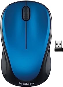 Logitech M317 Unifying Wireless Mouse with Receiver - Blue