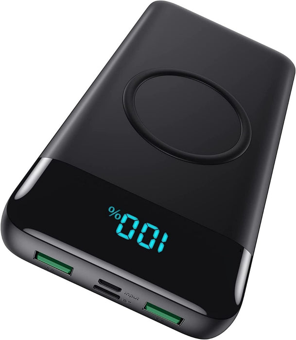 FOCHEW HX160Q2 Power Bank Wireless Portable Charger 30,800mAh