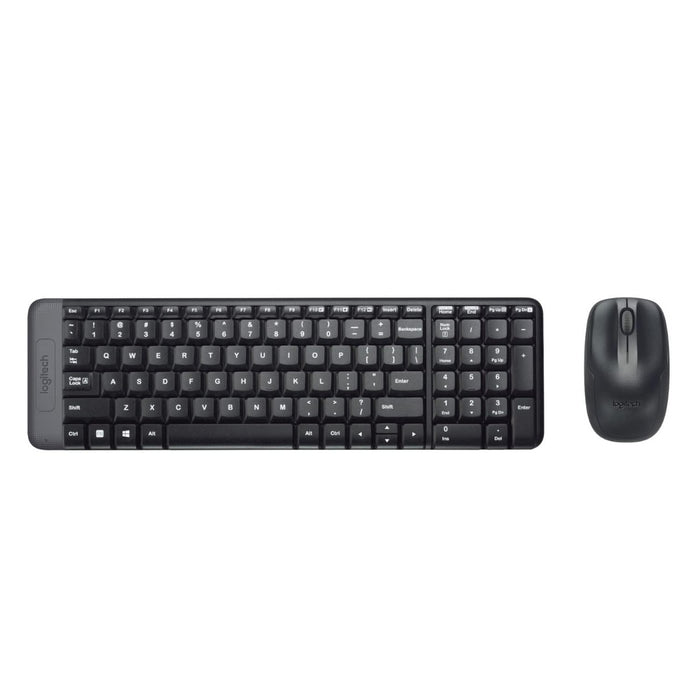Logitech MK220 Wireless Keyboard And Mouse Combo Black