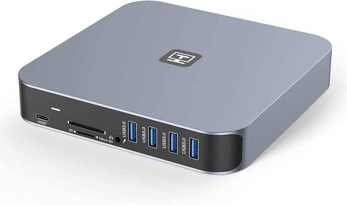 TOBENONE UDS-15D-SILVER-USB C Docking Station Dual Monitor