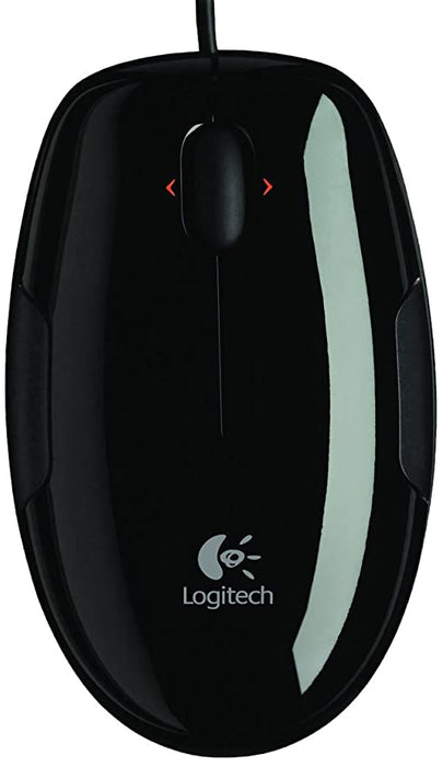 Logitech LS1 Corded USB Laser Mouse - Black/Orange