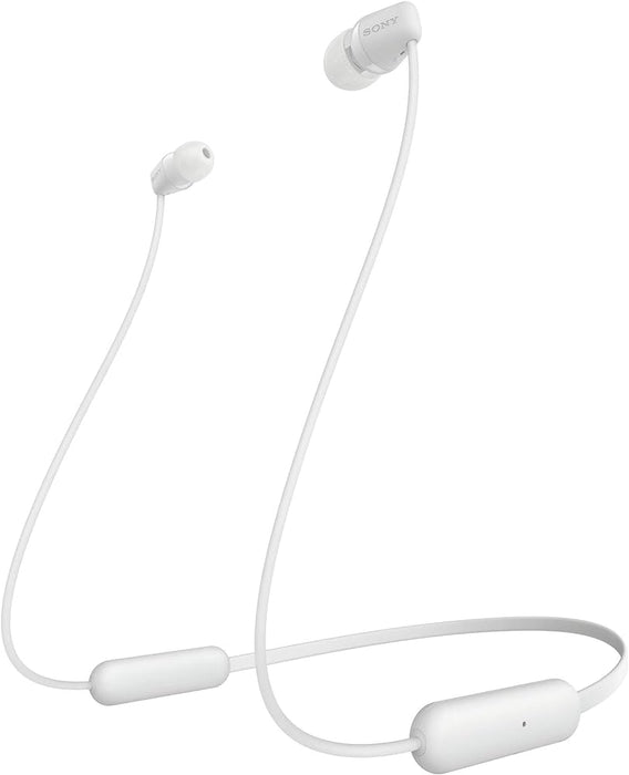 SONY WI-C200 Wireless Bluetooth Headphones - White