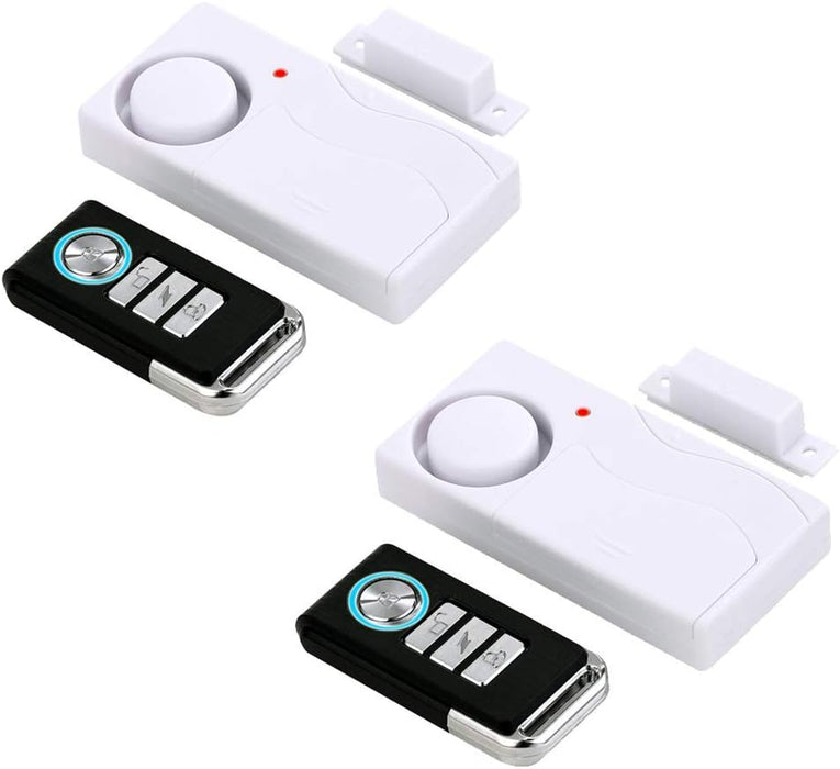 HENDUN Wireless Door Alarm with Remote Windows Open Alarms - 2 Pack