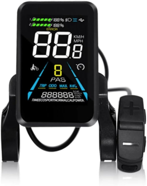 YL81F Ebike LCD Display Meter 36V 48V Electric Bike Scooter LCD Speed Control Panel