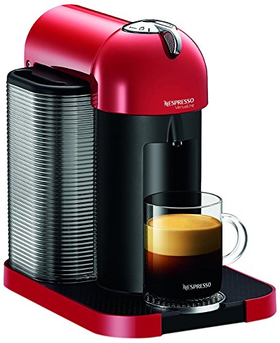 Nespresso By Breville Vertuoline Coffee and Espresso Machine - Red