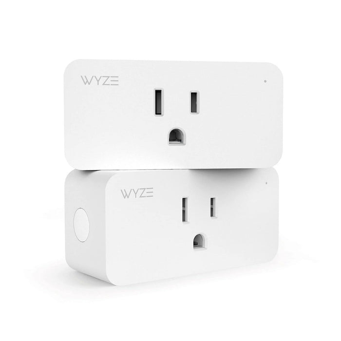 Wyze WLPP1CFH Wyze Plug 2.4GHz WiFi Smart Plug-2Pack-White