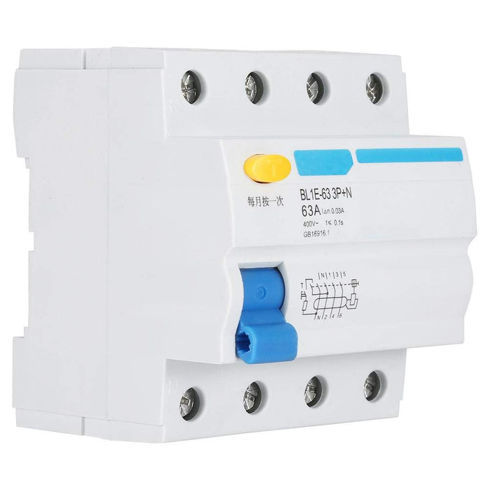 Berm-BL1E-63 3P+N 63A RCCB Residual Current Circuit Breaker