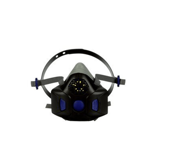 3M Secure Click Half Facepiece Reusable Respirator with Speaking Diaphragm HF-801SD - Small