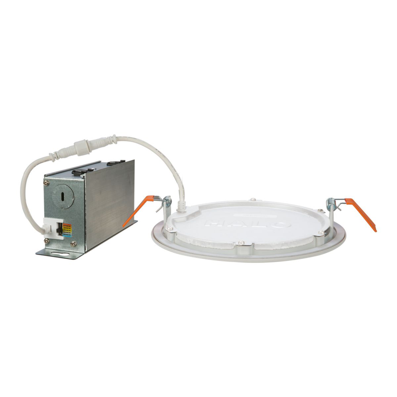 HALO 6 inch Recessed LED Ceiling & Shower Disc Light – Canless Ultra Thin Downlight white
