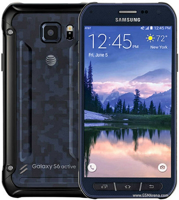 Samsung Galaxy S6 Active 32GB SM-G890A AT&T Unlocked Smartphone - Blue Camo