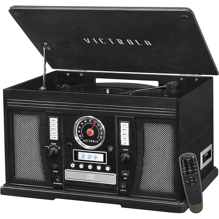 Victrola Wood 8-in-1 Nostalgic Bluetooth Record Player - VTA-750B