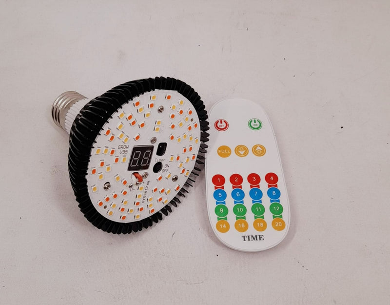 Led Grow Light Bulb 100W  W/4 Dimmable Levels 3 Modes 1 pack