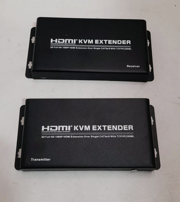 HDMI- T-51200-compatible KVM Extender 200M 3D Full HD 1080P (Receiver and Transmitter)