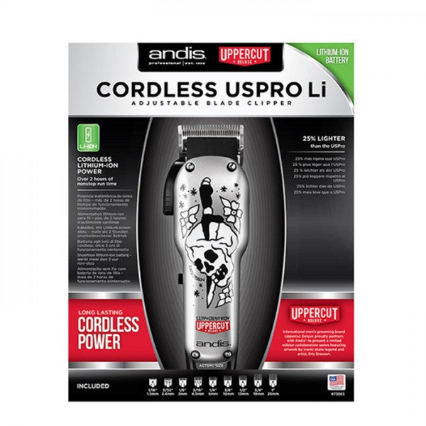 Andis Cordless Envy Li Adjustable Blade Clipper - Uppercut Deluxe Edition