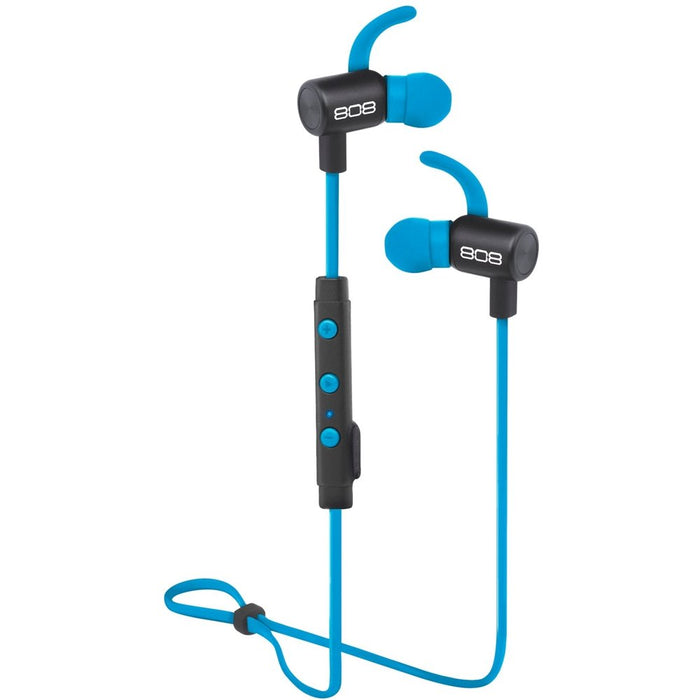 808 Audio EAR CANZ Wireless Earbuds with Bluetooth - Black/Blue