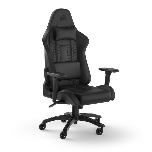 Corsair TC100 Relaxed Gaming Chair Leatherette - Black