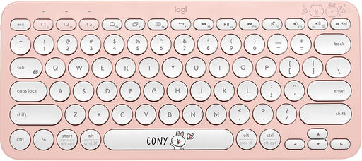 Logitech K380 Line-Friends Cony Multi-Device Bluetooth Wireless Keyboard - Pink