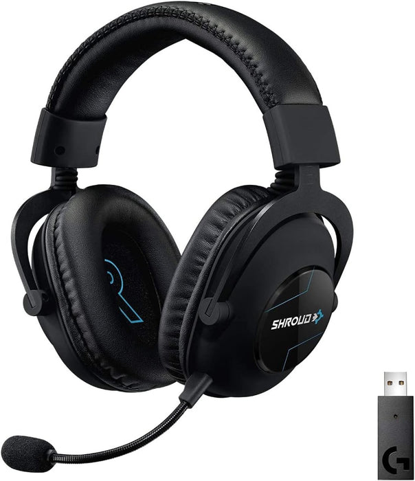 Logitech G PRO X Wireless Lightspeed Gaming Headset Shroud Edition - Black