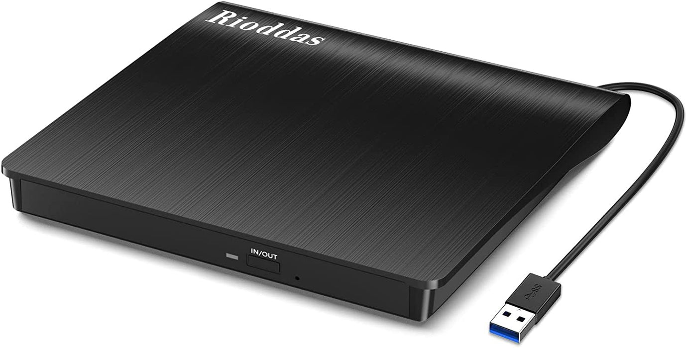RIODDAS BT638  External CD Drive USB 3.0 Portable CD DVD