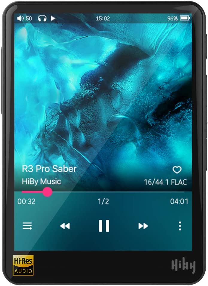 HiBy R3 Pro Saber Hi Res Music Player HiFi Lossless Audio Player - Black