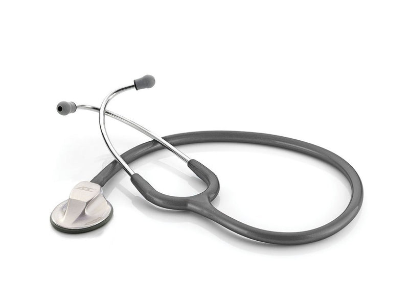 ADC Adscope 615 Platinum Sculpted Clinician Stethoscope - Metallic Gray