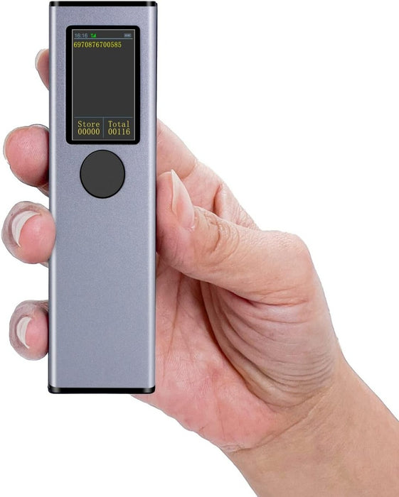 Portable 2D QR Barcode Scanner with LCD Screen