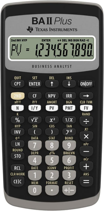 Texas Instruments BA II Plus Financial Calculator